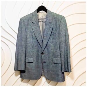 Hugo Boss Houndstooth Wool Blazer / Sport Coat | 38R 100% Wool | Made in USA